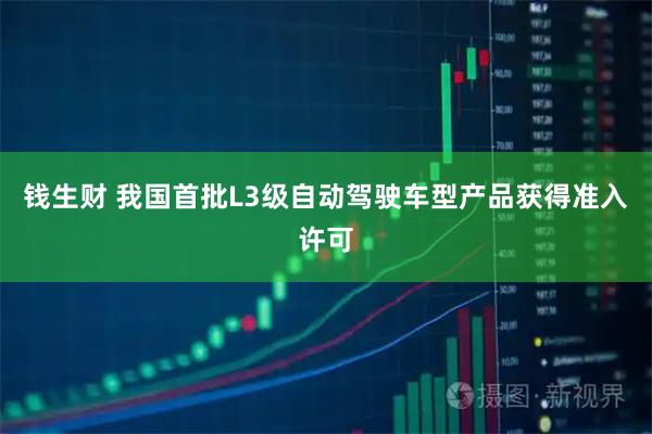 钱生财 我国首批L3级自动驾驶车型产品获得准入许可